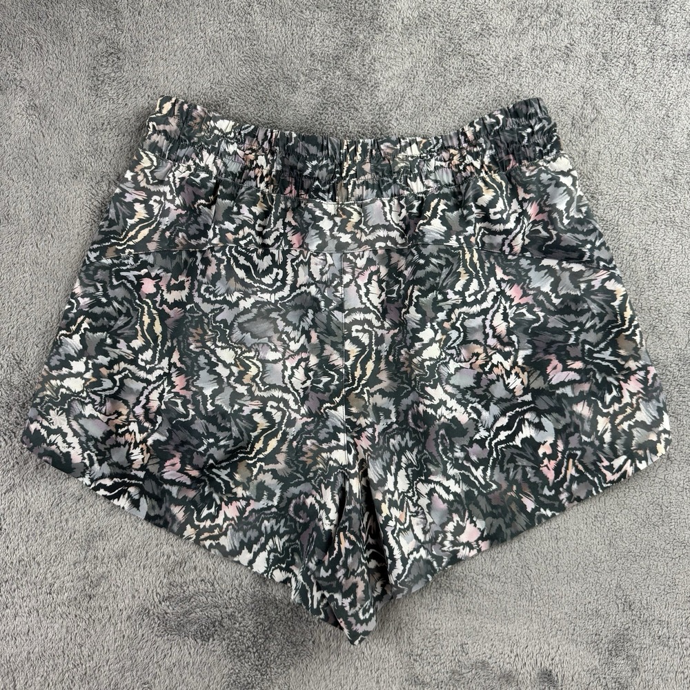 Athleta Crossroads Shorts Womens Small Kinetic Abstract Workout Athletic Running - Picture 2 of 8